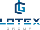 Logo firme Lotex Group, klijent i partner geodetsko-inženjerske firme InfraTech